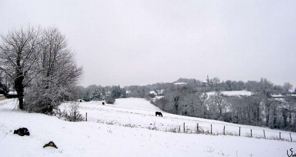 Neige en Béarn