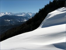 Haute
                    chaîne depuis le col d'Aspin